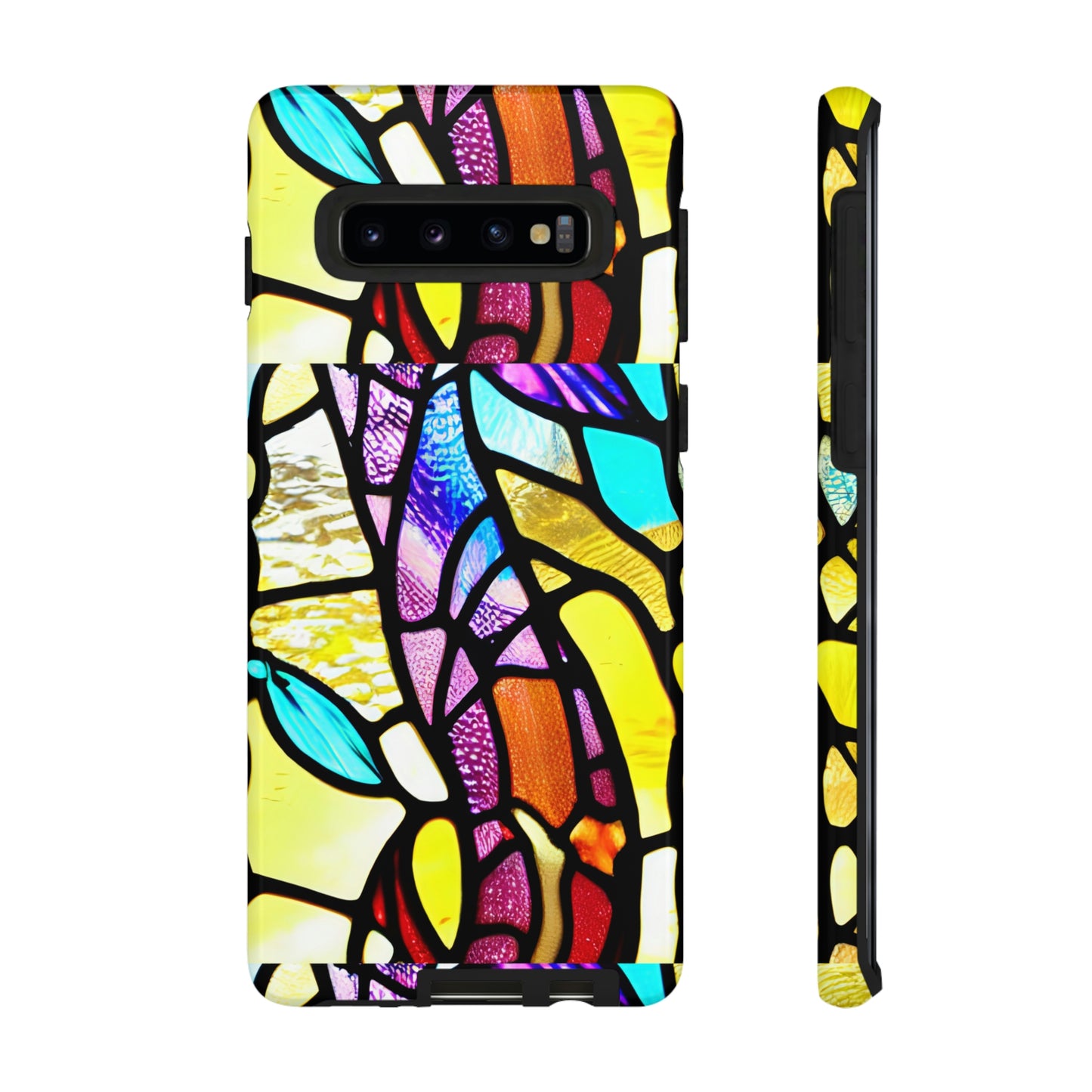 Mosaic Yellow Tough Cases