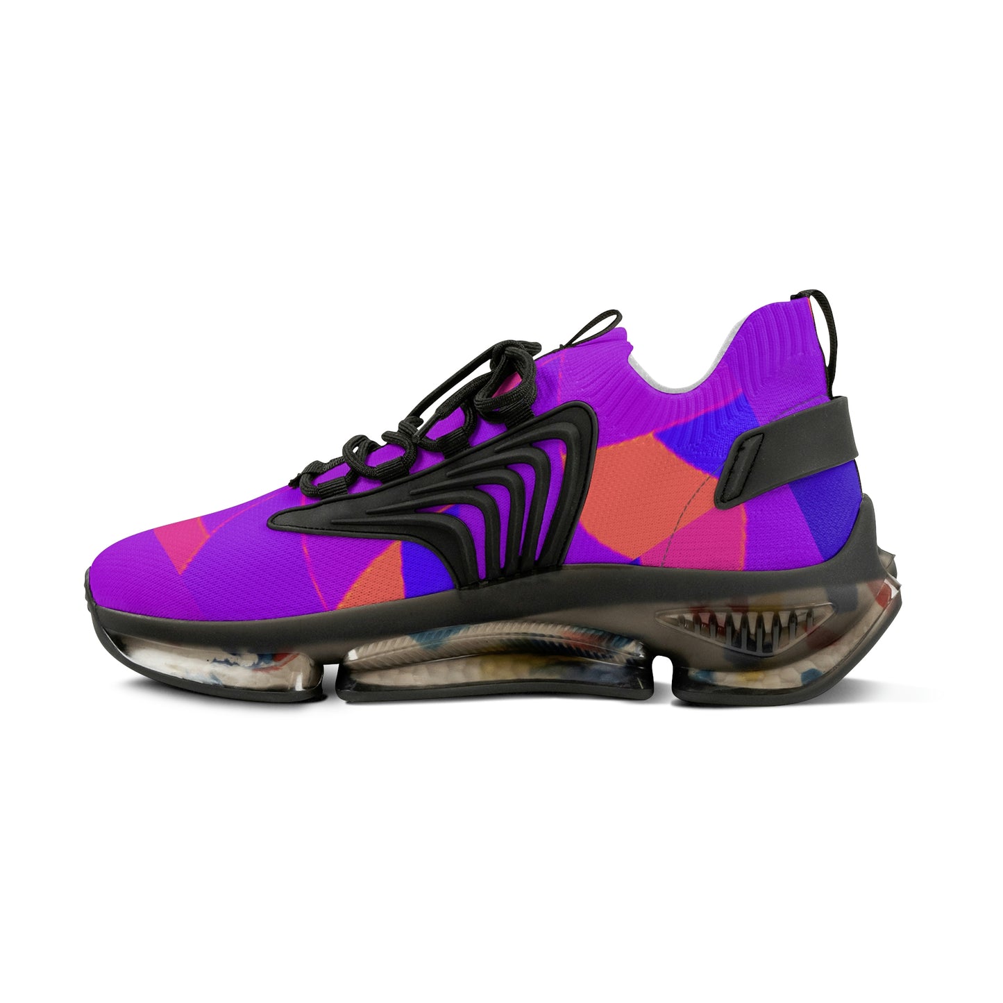 Purple Men's Mesh Sneakers