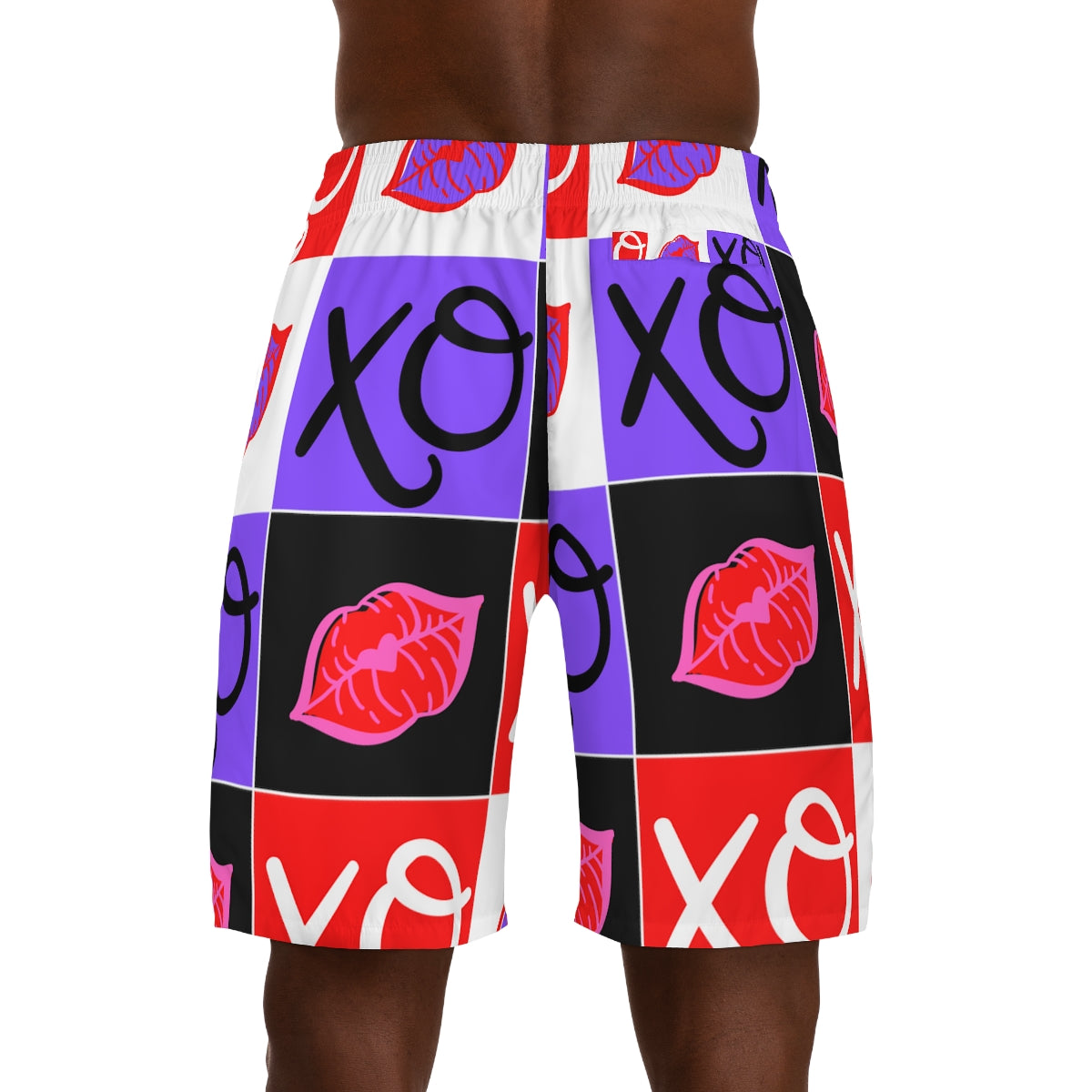 Hugs and Kisses Men's Jogger Shorts