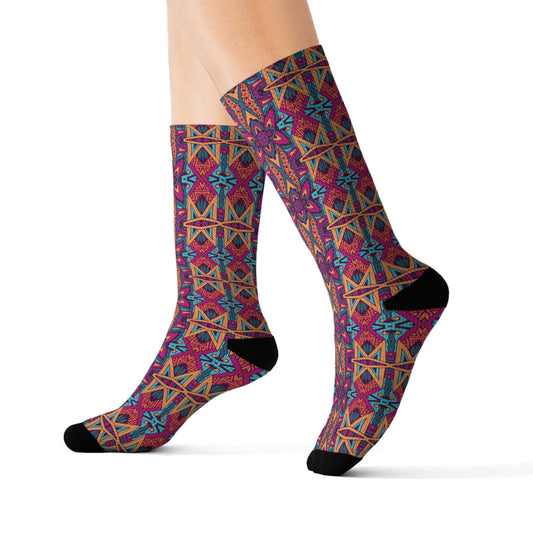 Mandala Multi Sublimation Socks