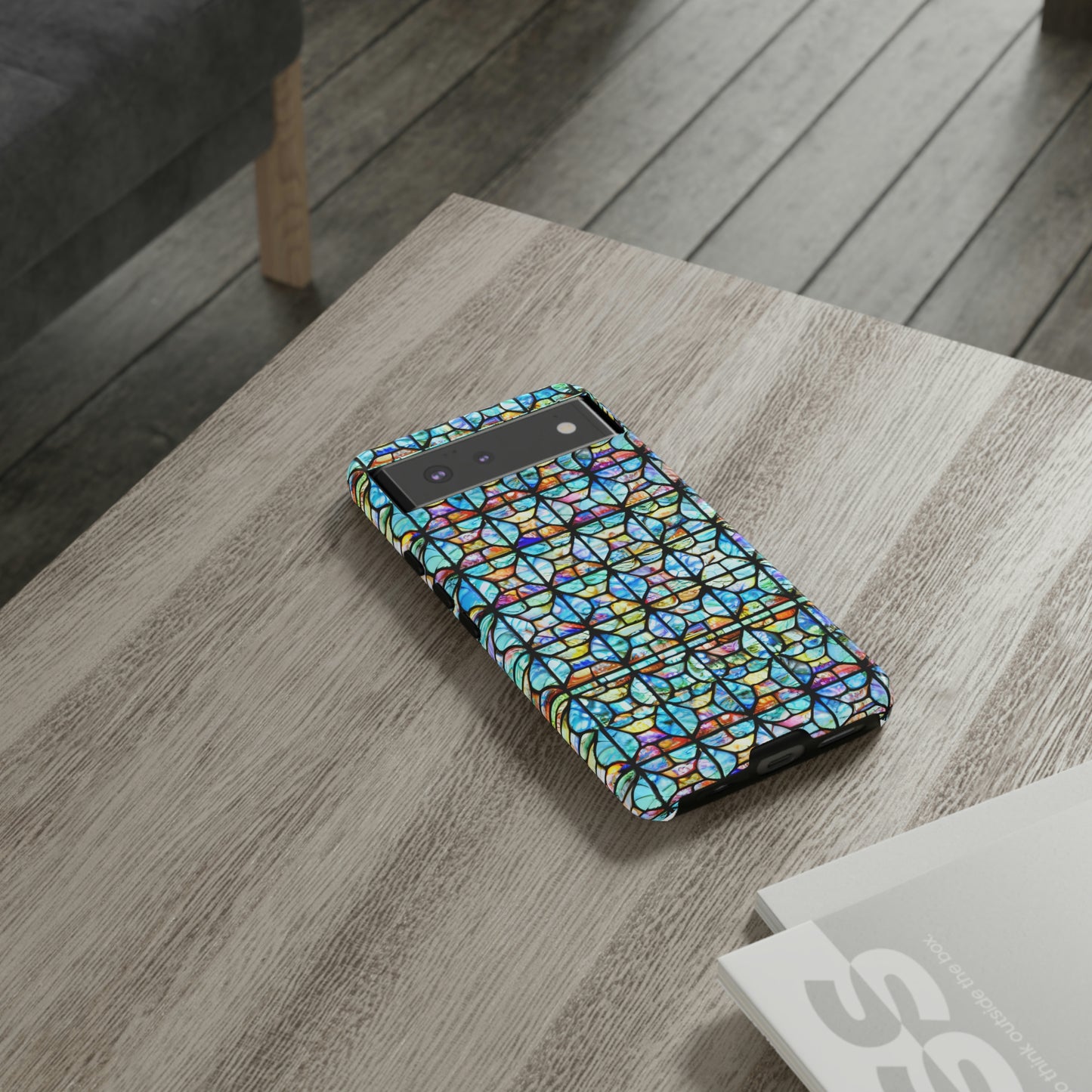 Mosaic Light Blue Tough Cases