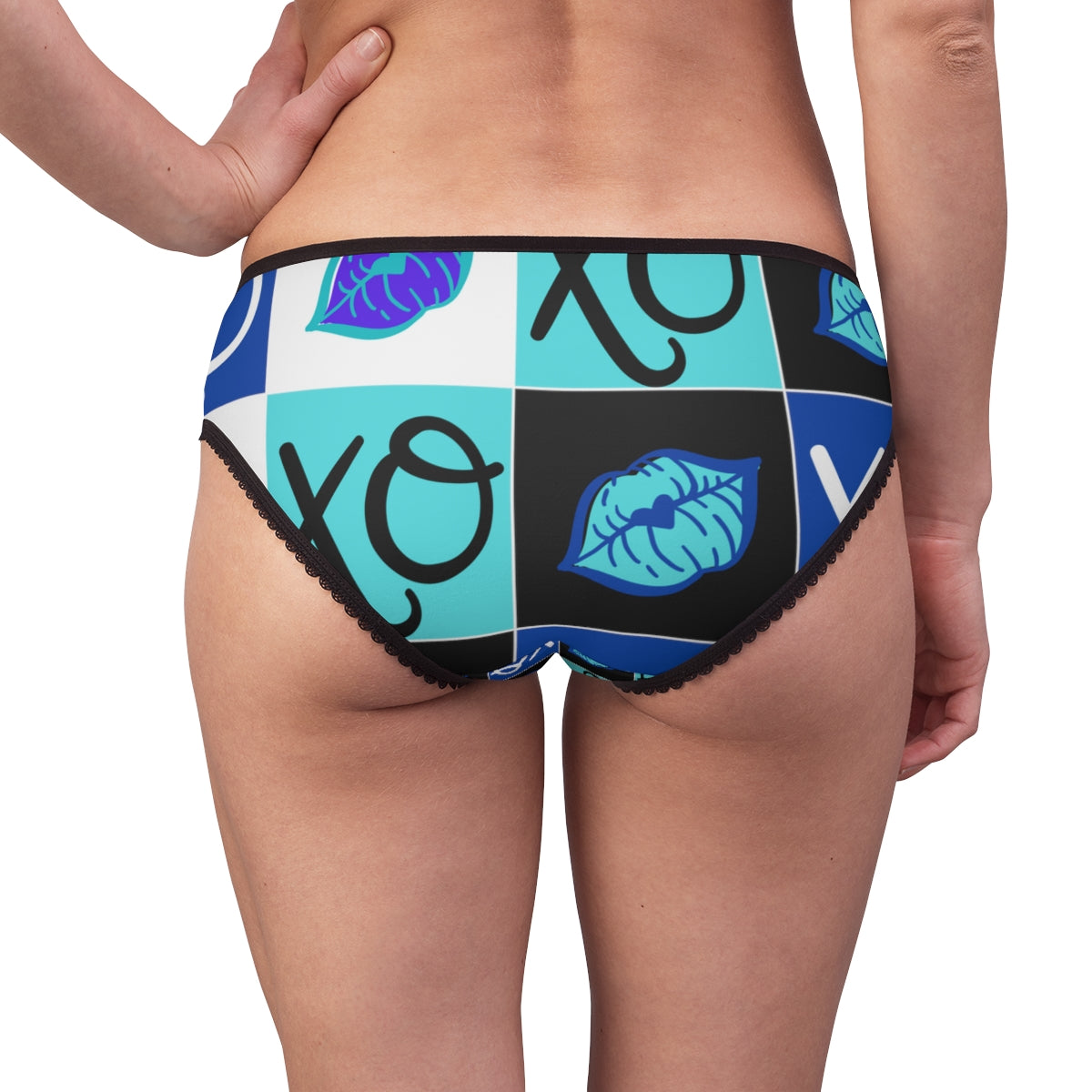 Hugs and Kisses Blue Women's Briefs