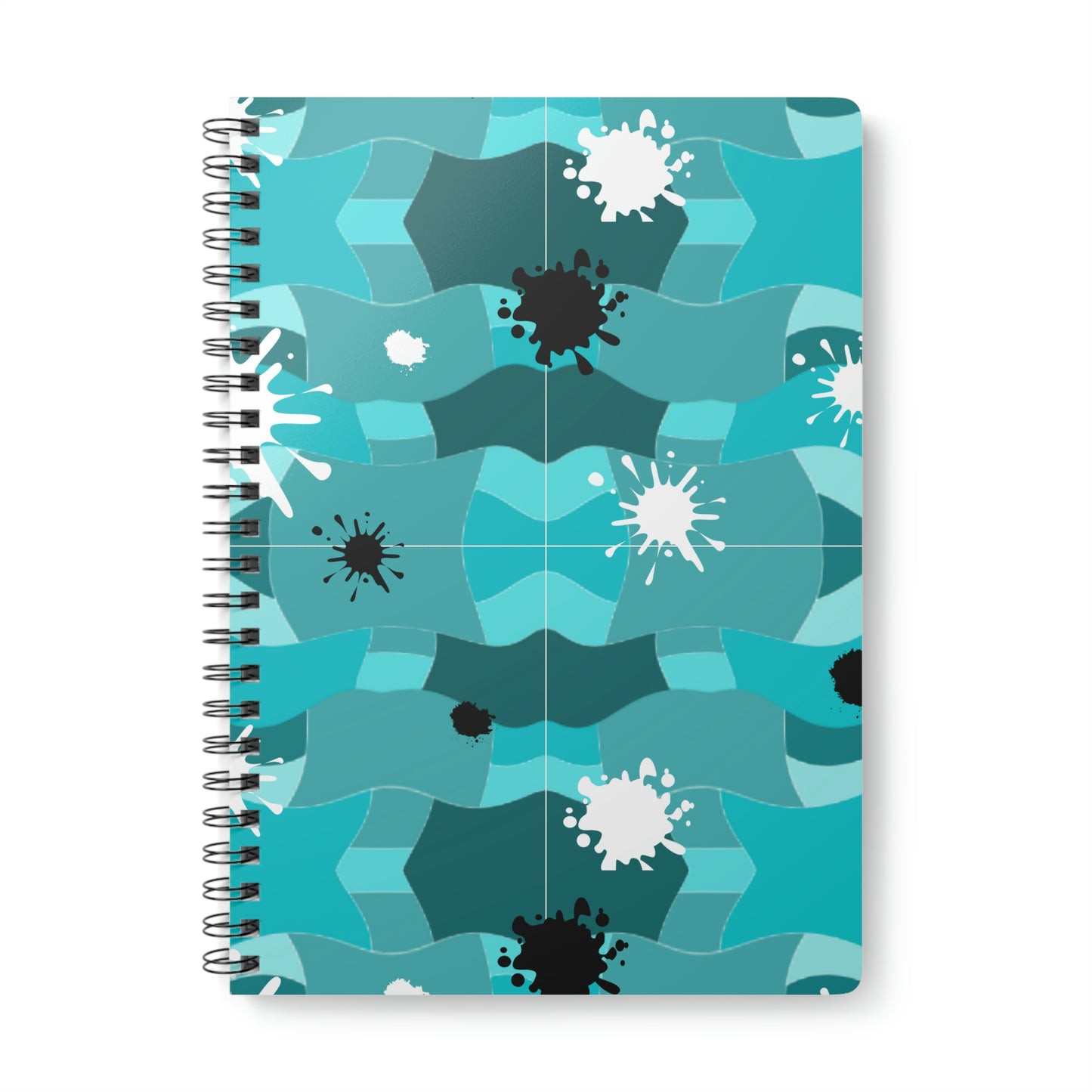 Blue Wirobound Softcover Notebook, A5