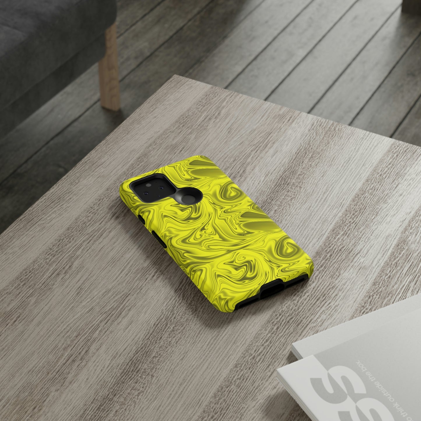 Marble Yellow Tough Cases