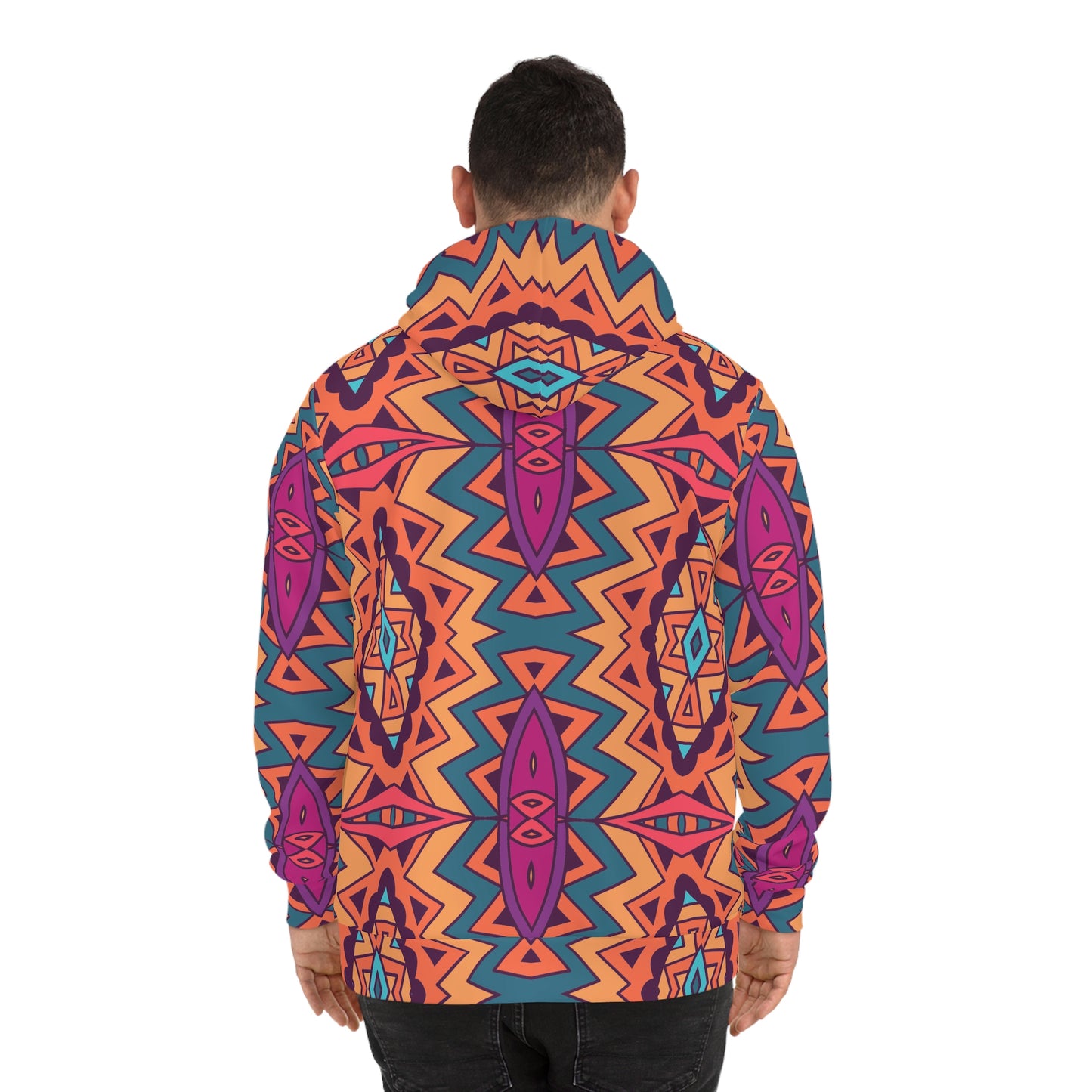 Mandala Orange Fashion Hoodie