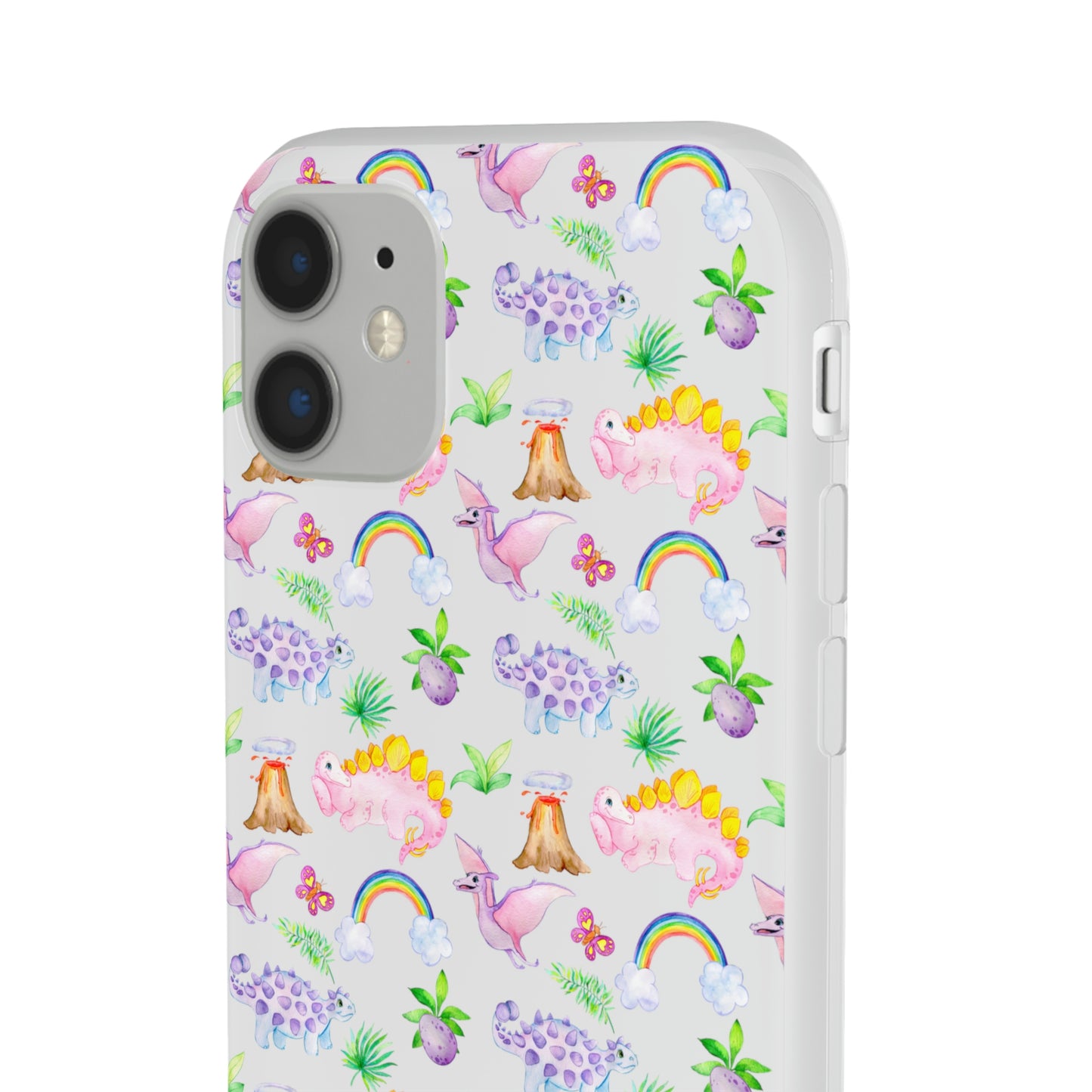 Pink Dinosaur Flexi Cases