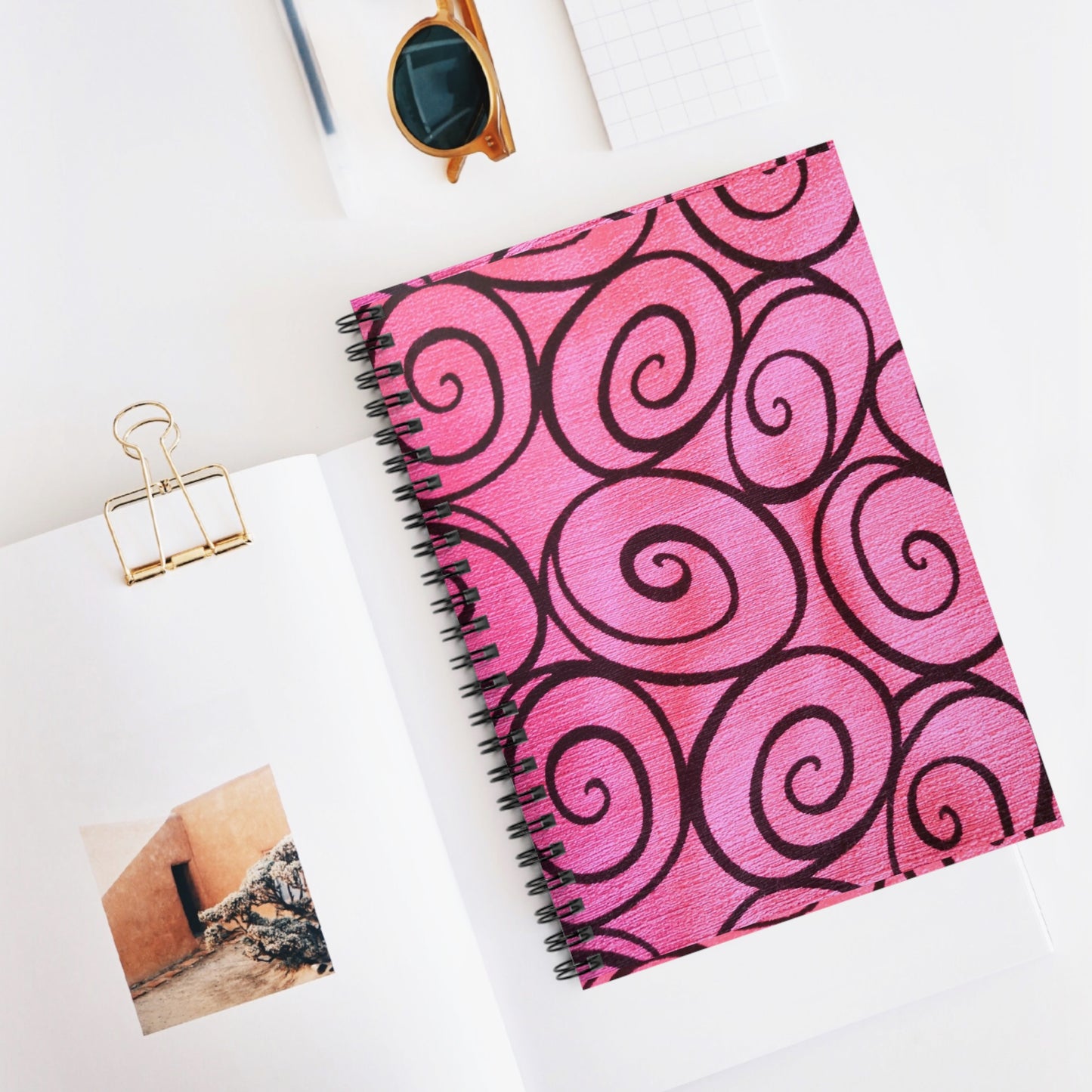 Pink Spiral Notebook - Ruled Line