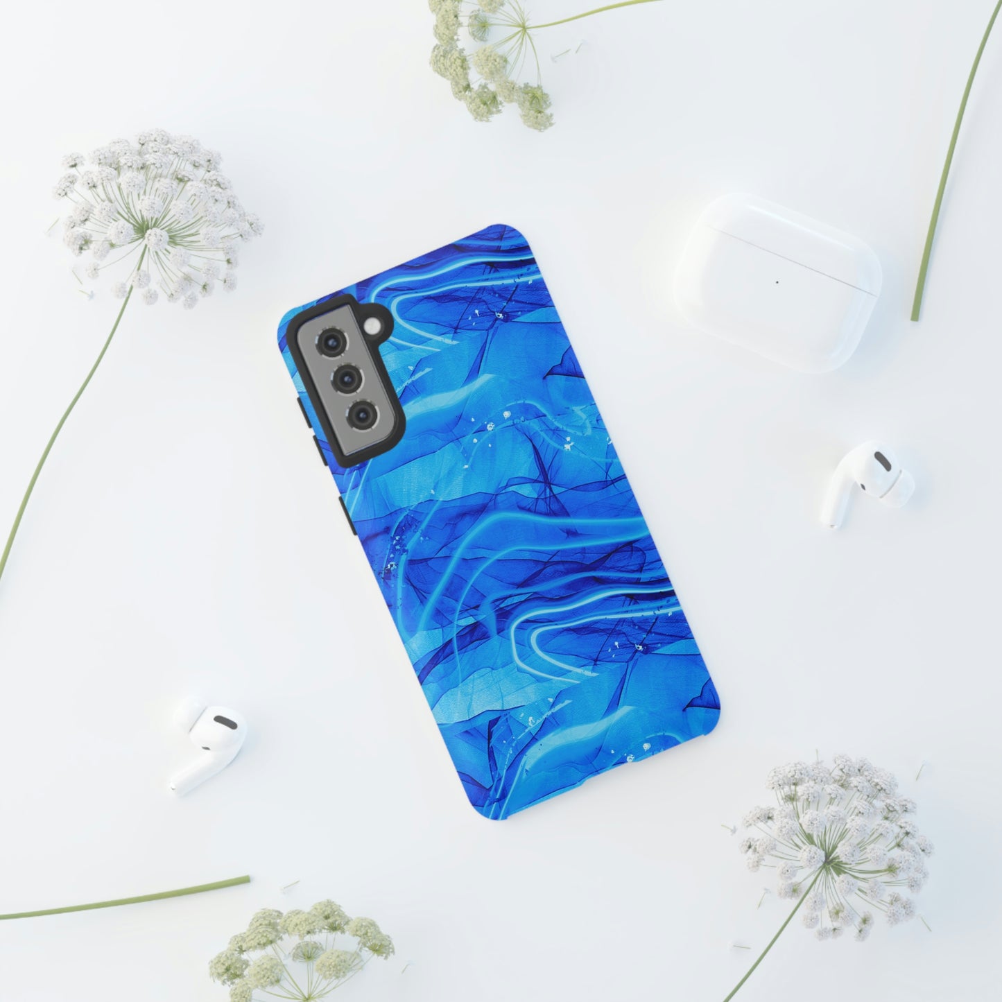 Marble Blue Tough Cases