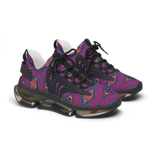 Mandala Purple Women's Mesh Sneakers