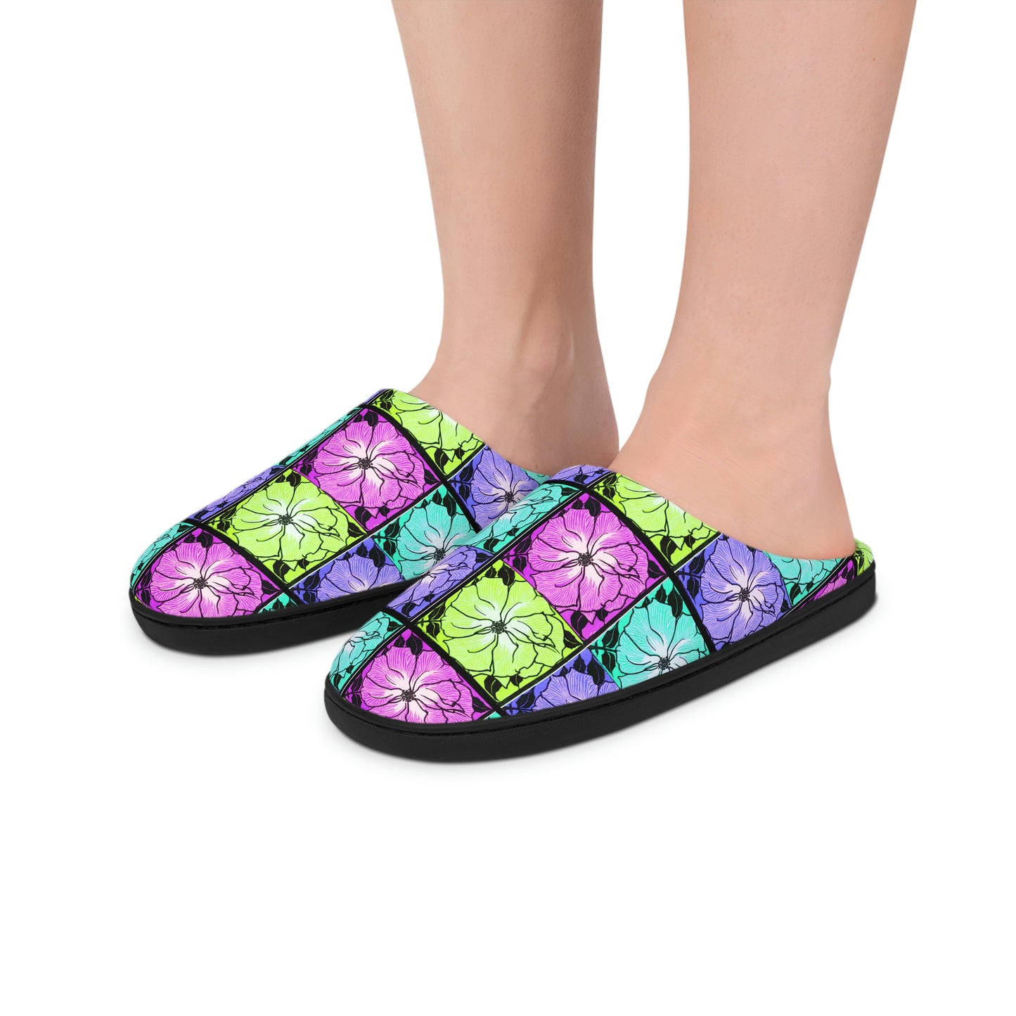 Multi J Color Women's Indoor Slippers