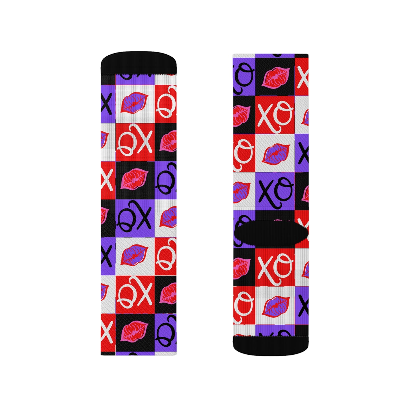 Hugs and Kisses Sublimation Socks