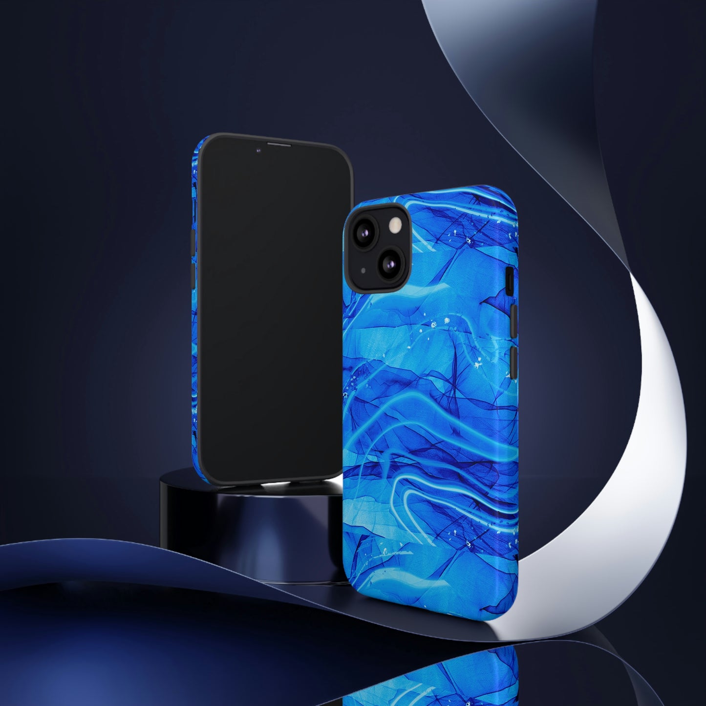 Marble Blue Tough Cases