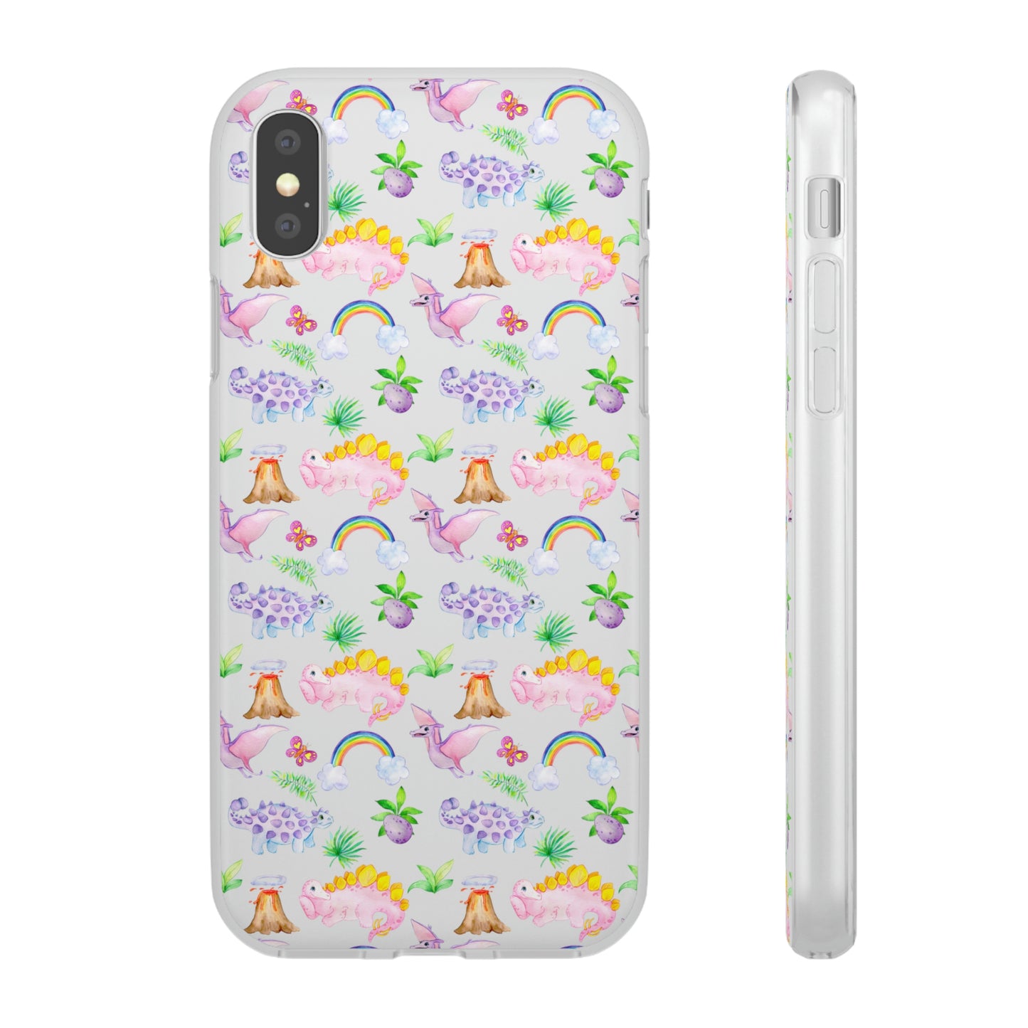 Pink Dinosaur Flexi Cases