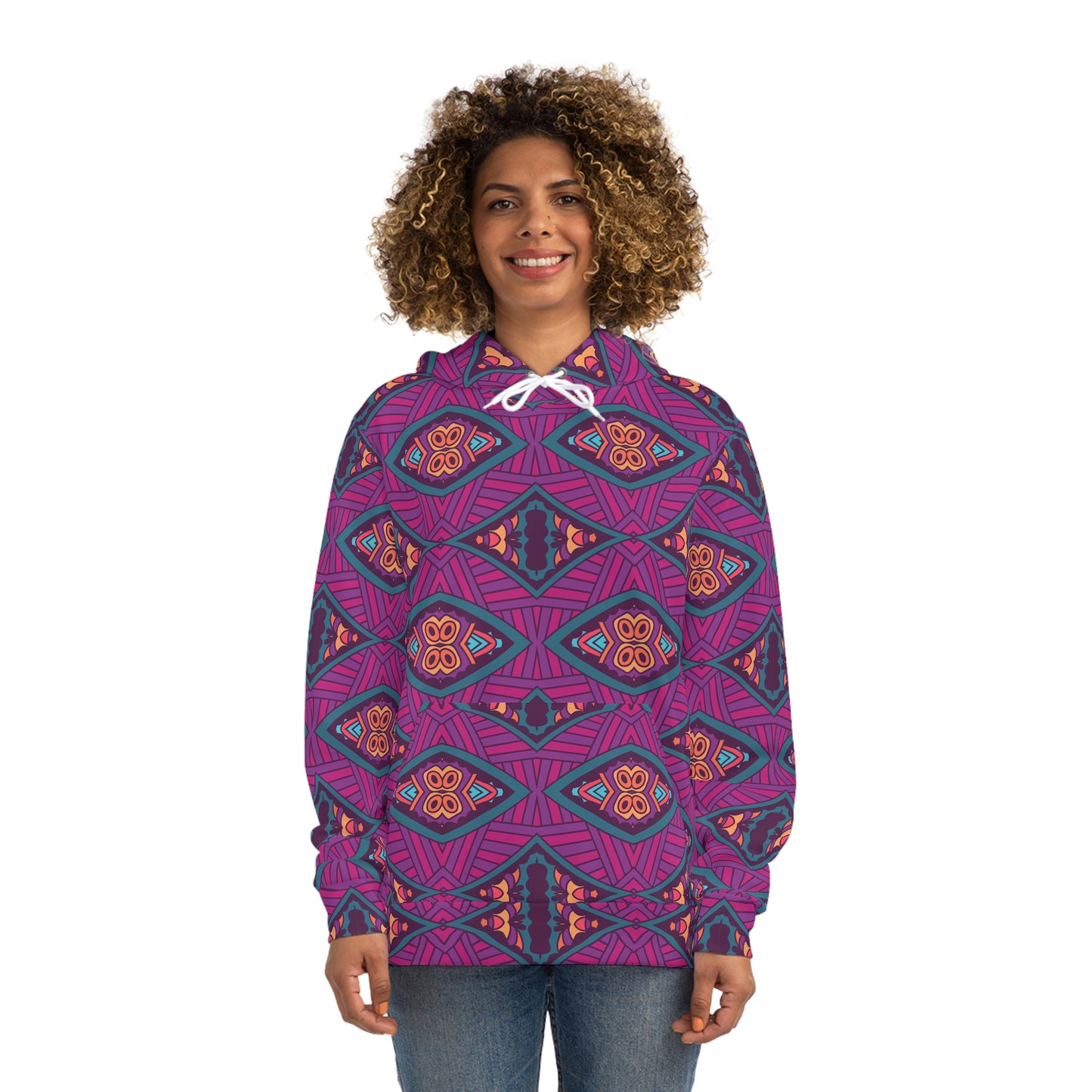 Mandala Purple Fashion Hoodie