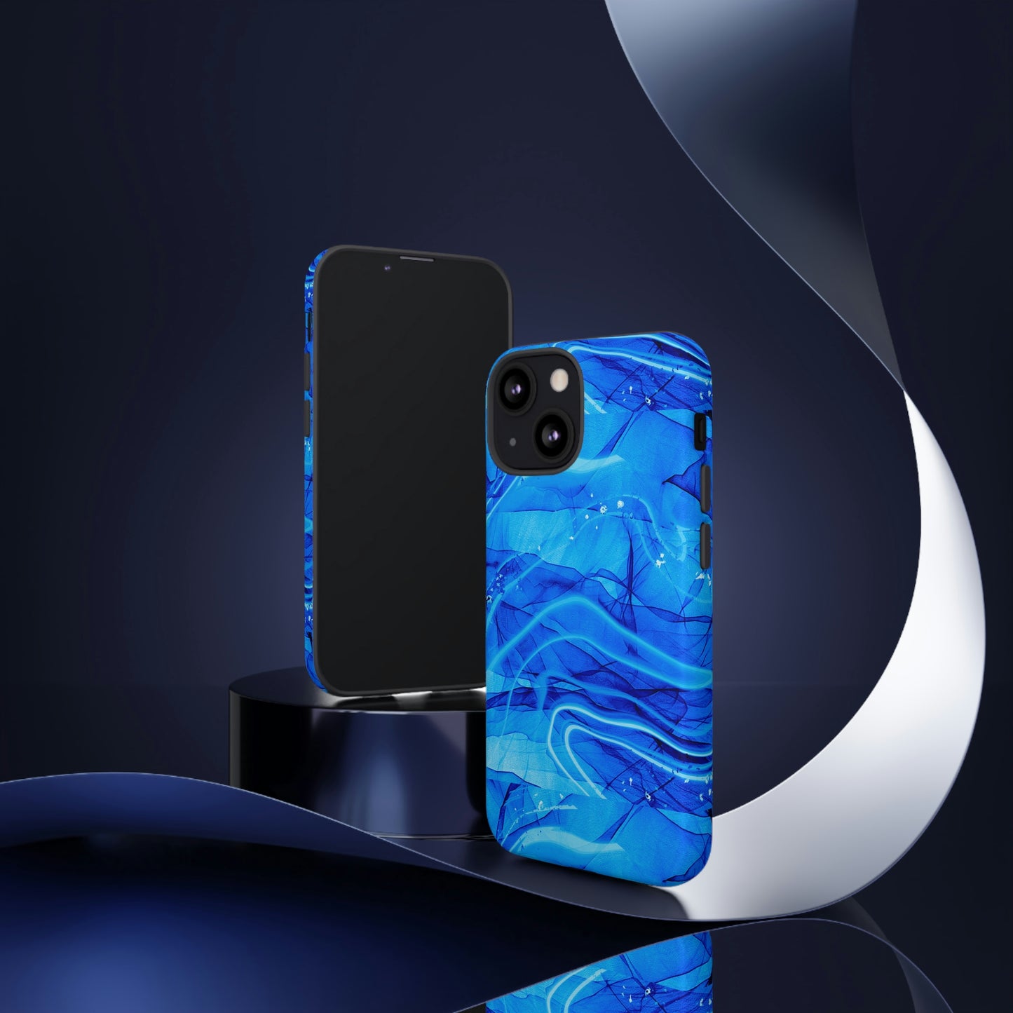 Marble Blue Tough Cases