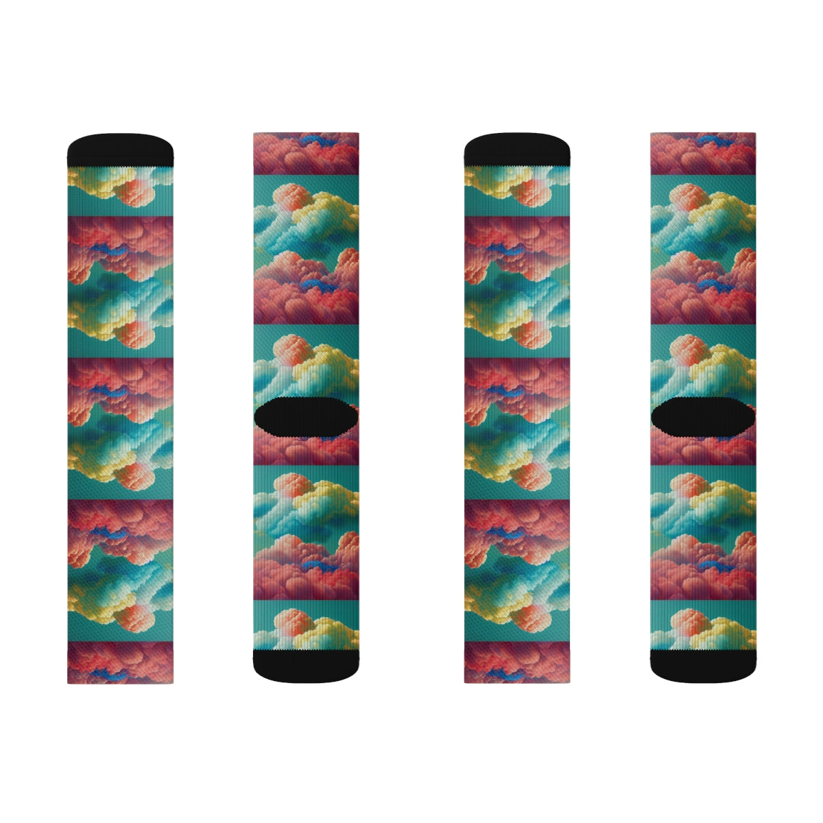 Cloud Sublimation Socks