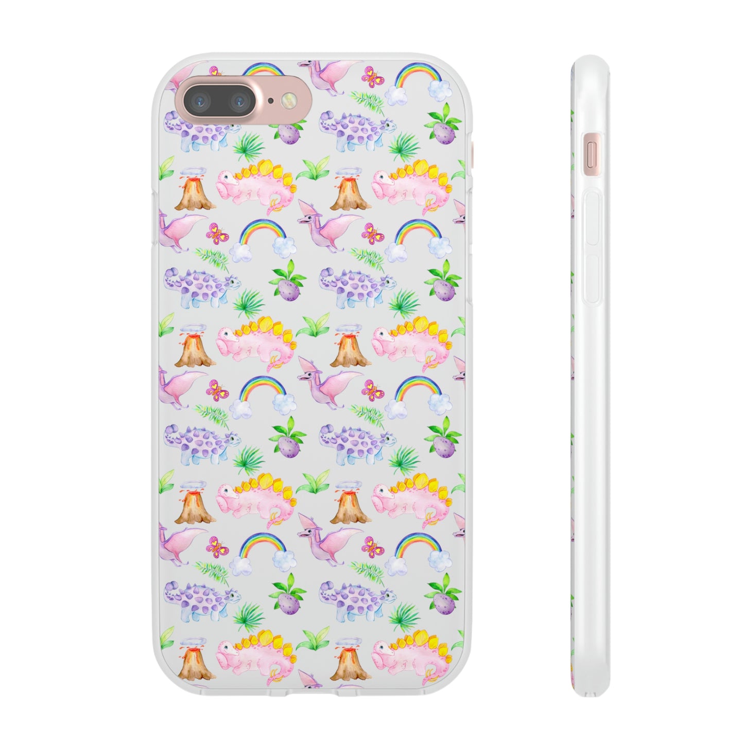 Pink Dinosaur Flexi Cases