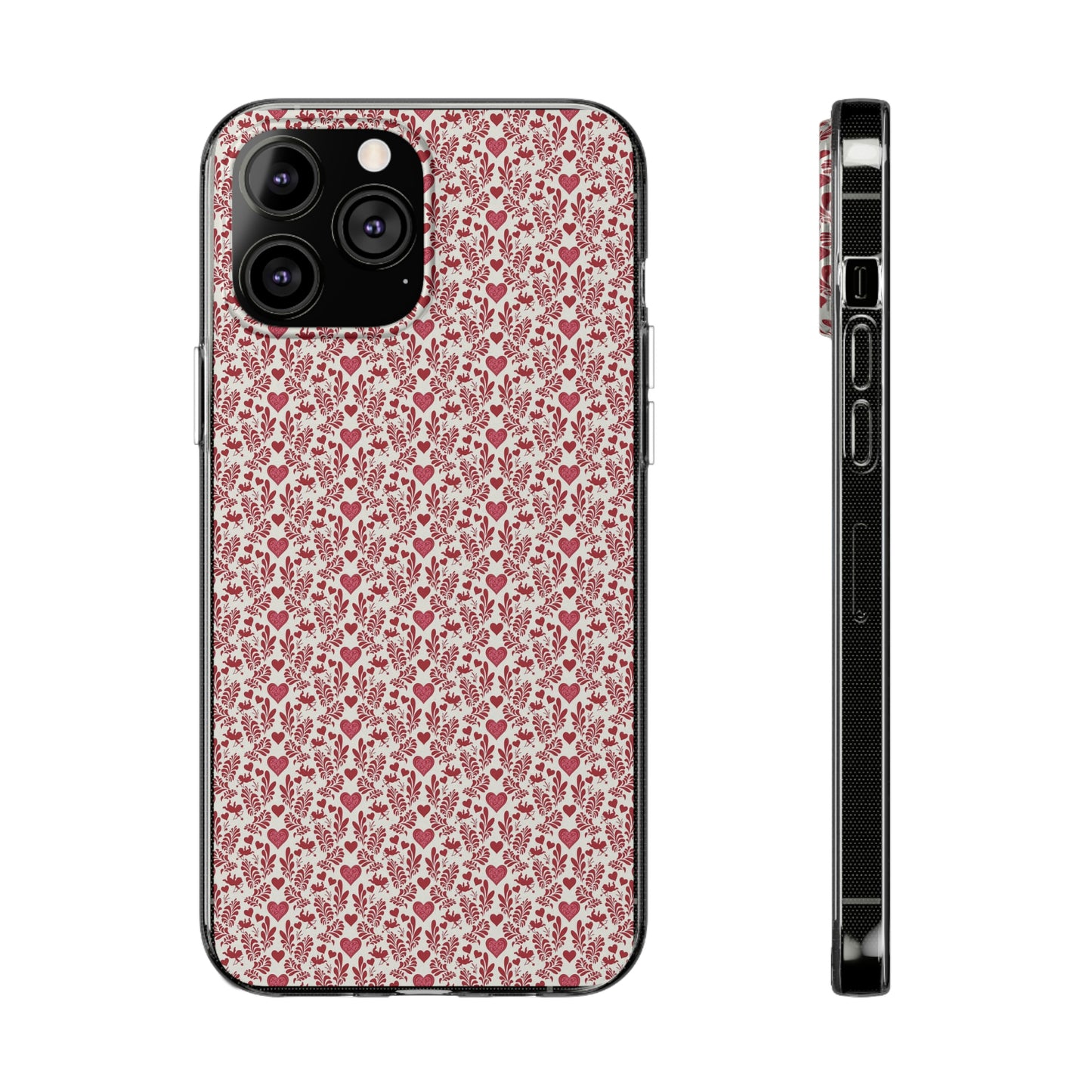 Valentine Clear Silicone Phone Case