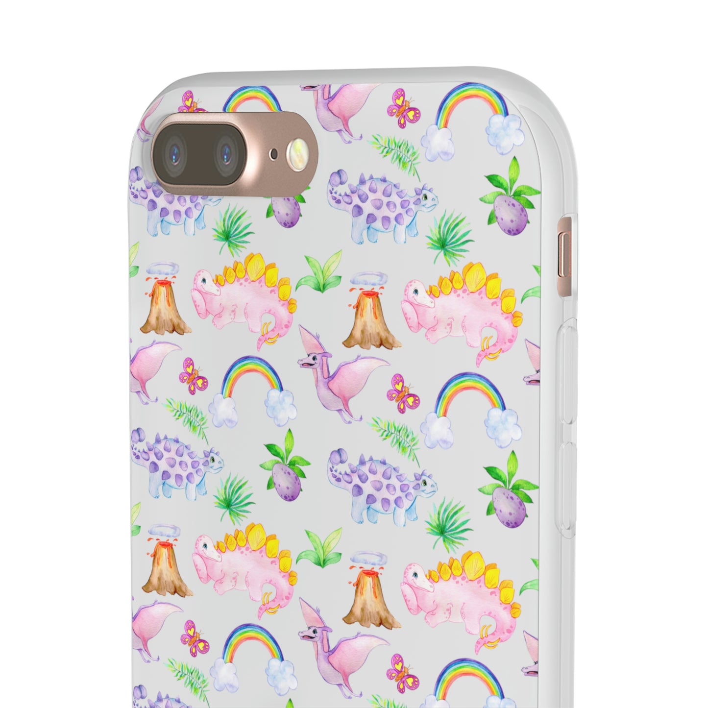 Pink Dinosaur Flexi Cases