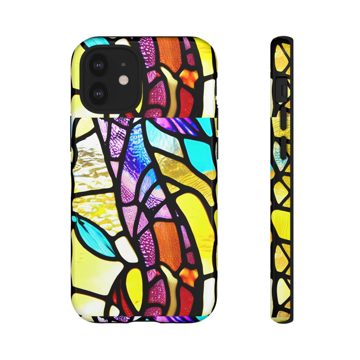 Mosaic Yellow Tough Cases