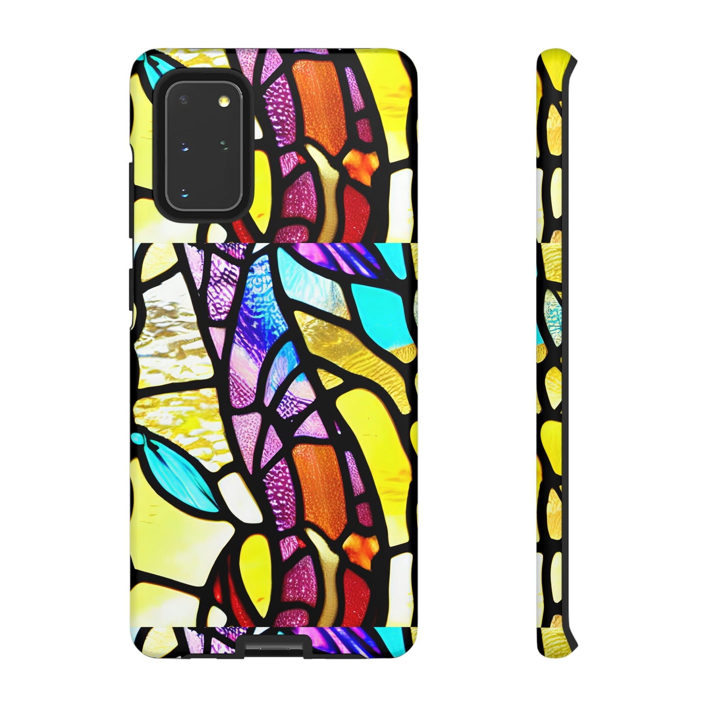 Mosaic Yellow Tough Cases