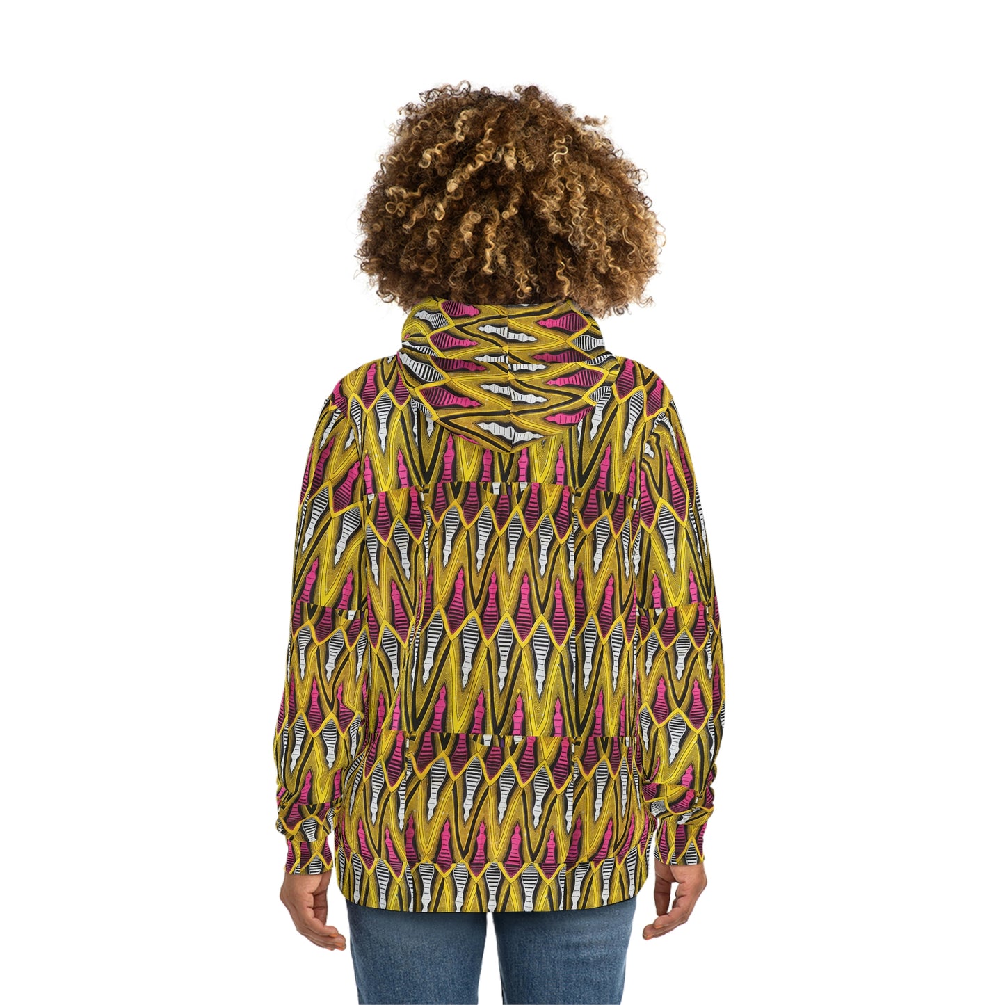 Yellow African Fashion Hoodie