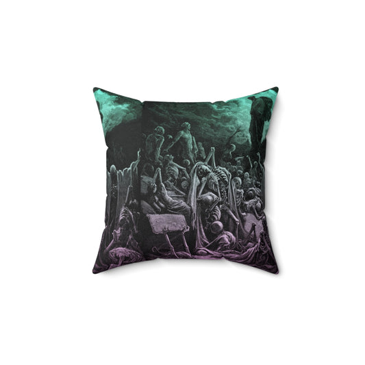 Dry Bones Spun Polyester Square Pillow