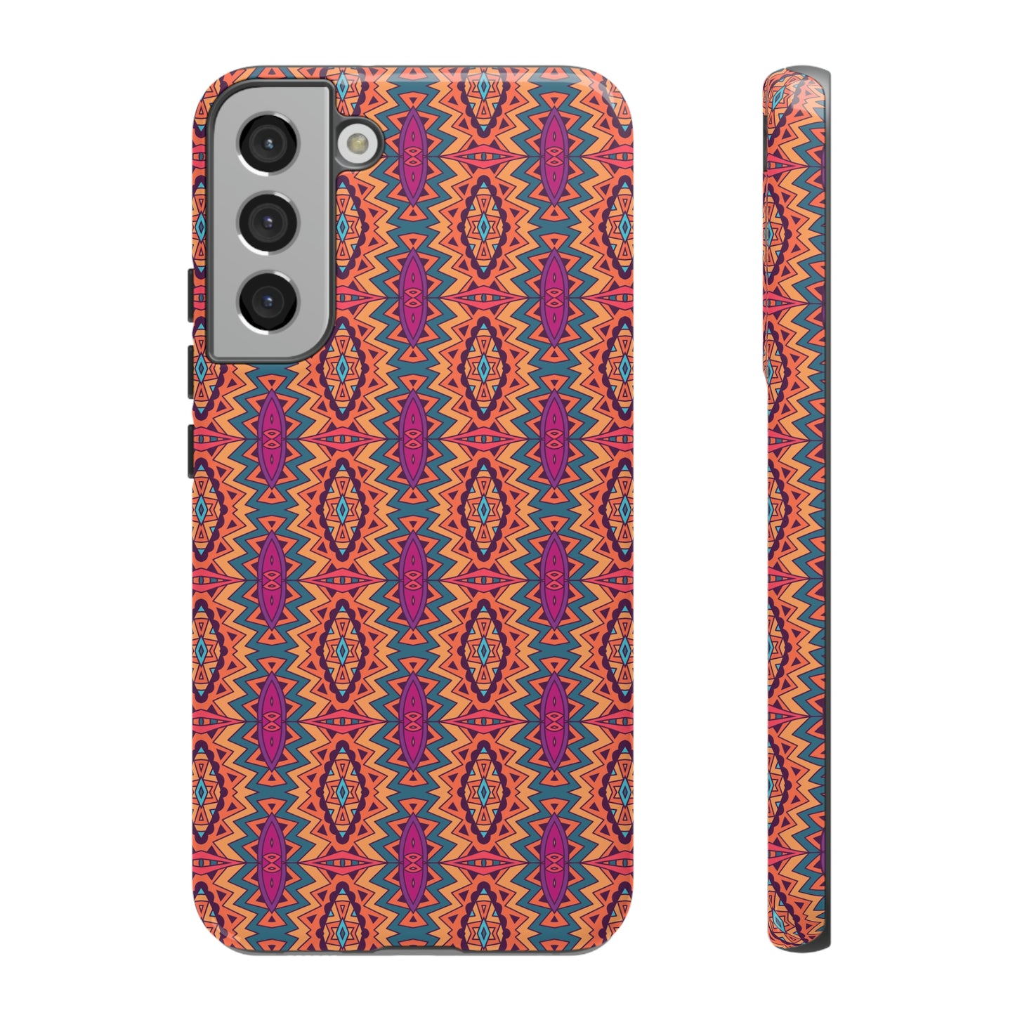 Mandala Orange Tough Cases