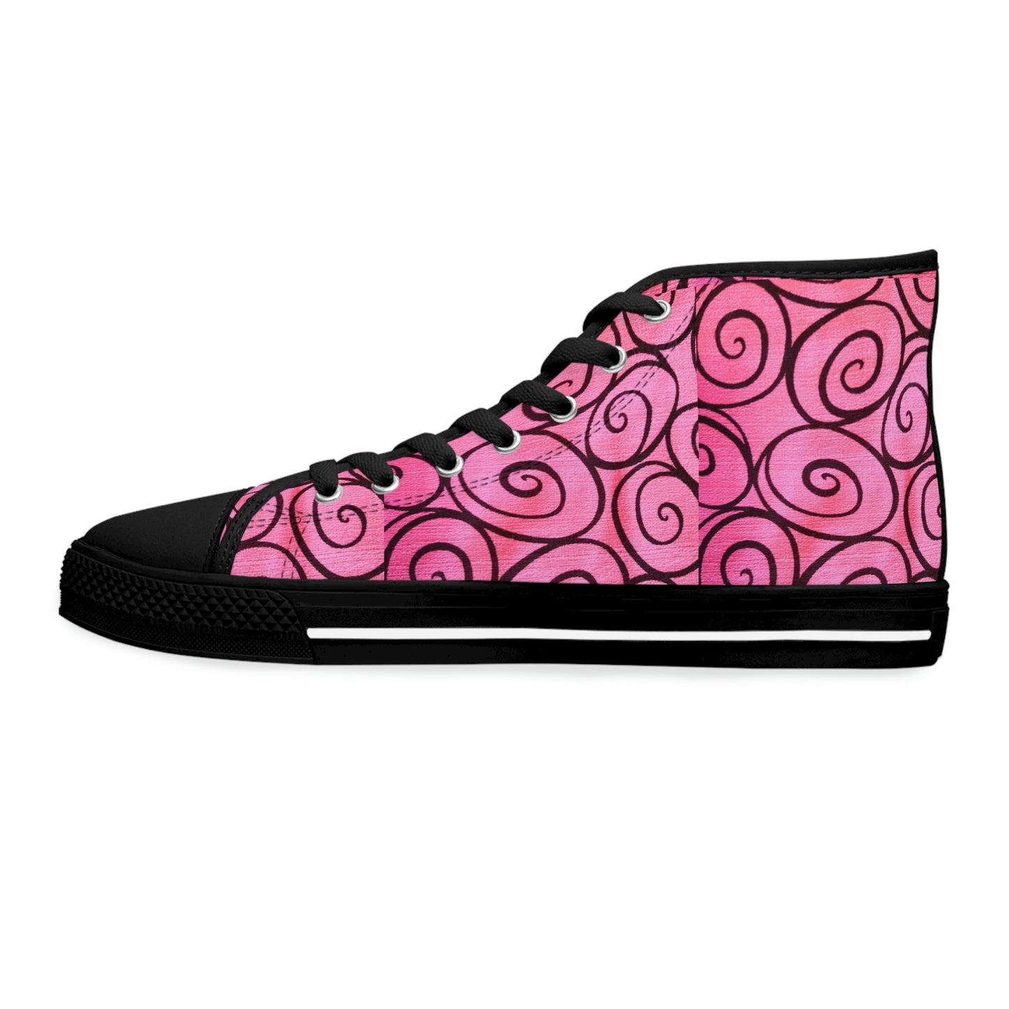 Pink Women's High Top Sneakers