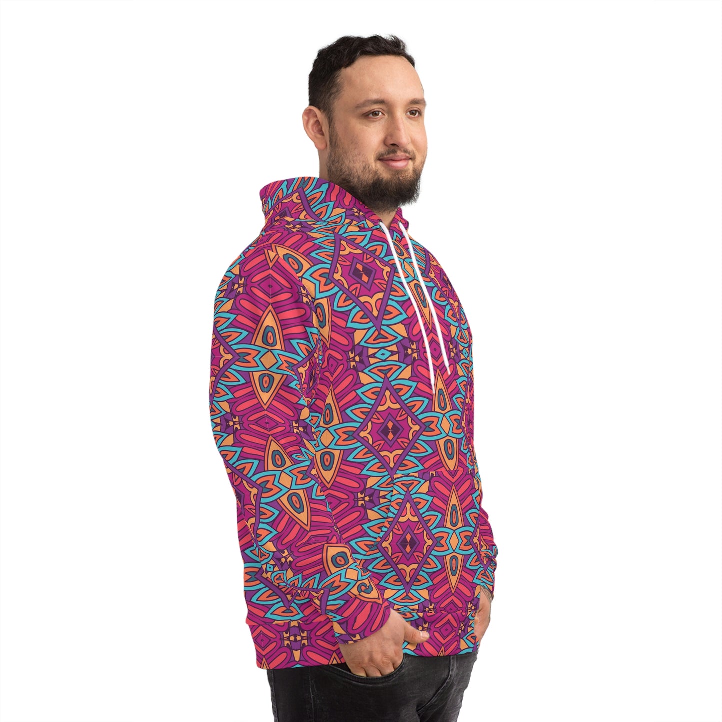 Mandala Pink Fashion Hoodie