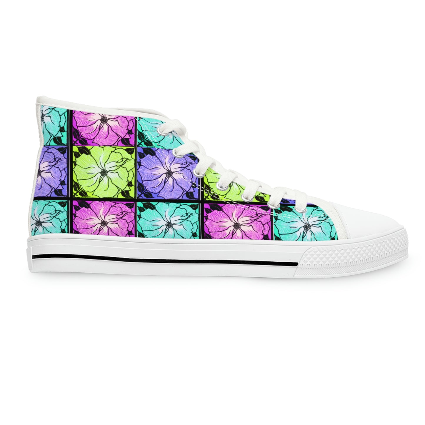 Multi J Color Women's High Top Sneakers