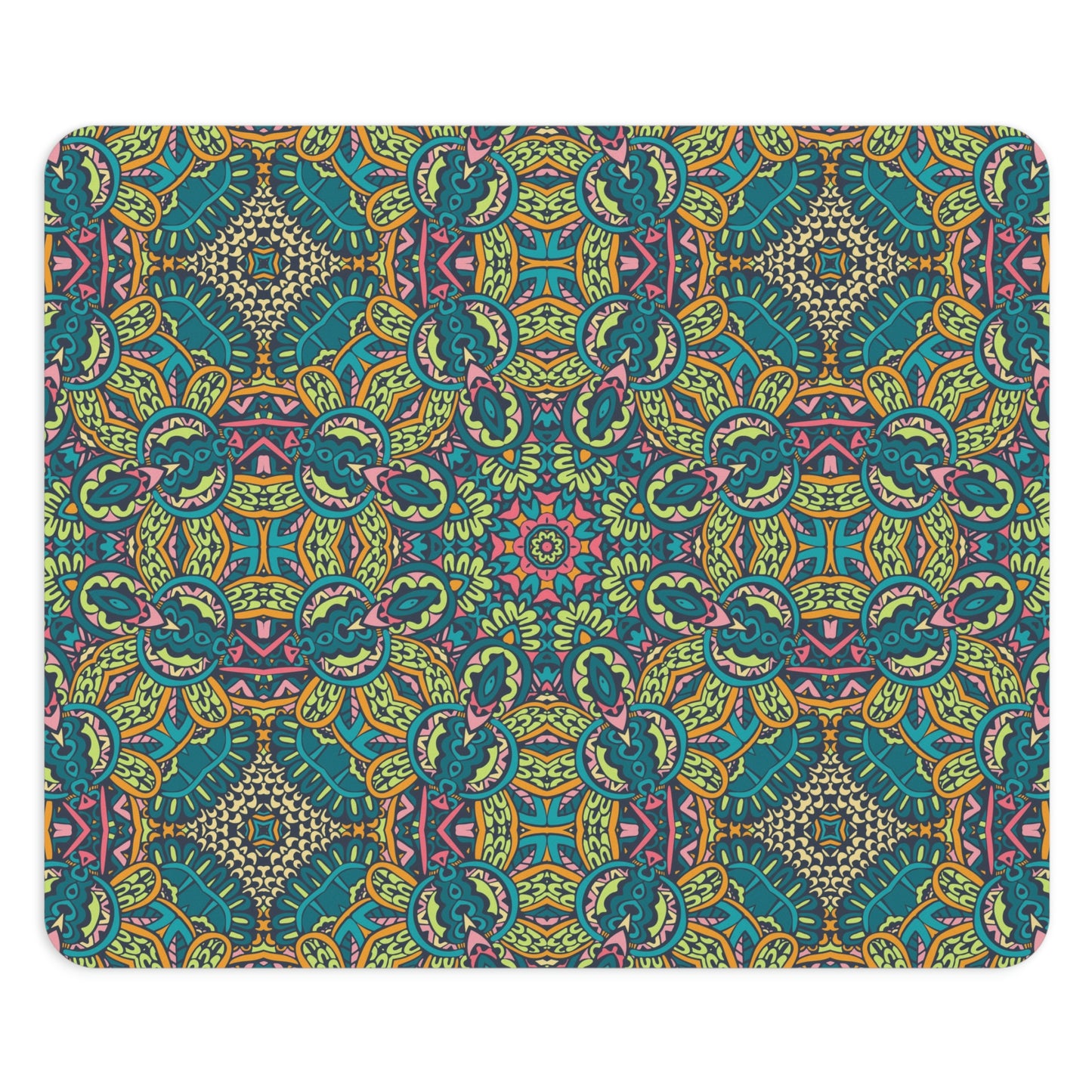 Green Mandala Mouse Pad