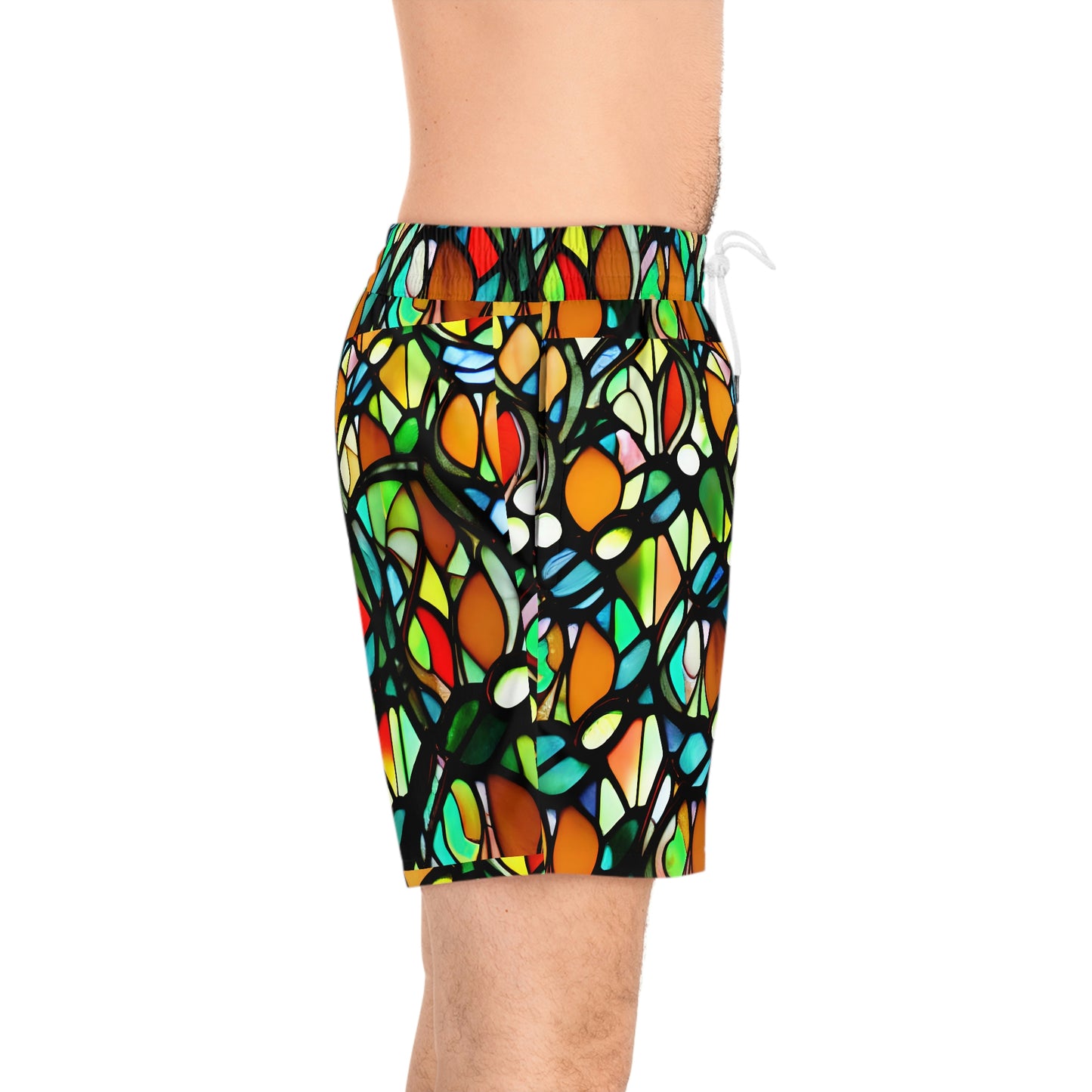 Mosaic Men's Mid-Length Swim Shorts