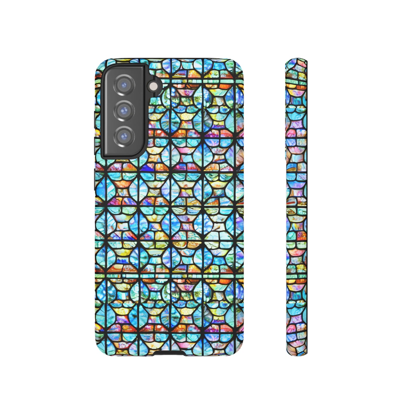 Mosaic Light Blue Tough Cases