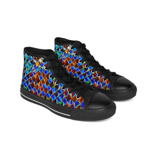 Mosaic Blue Men's Classic Sneakers