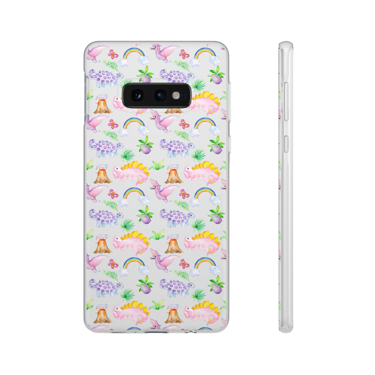 Pink Dinosaur Flexi Cases