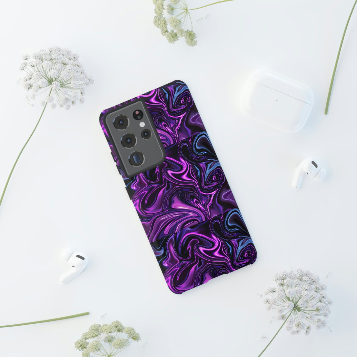 Marble Purple Tough Cases