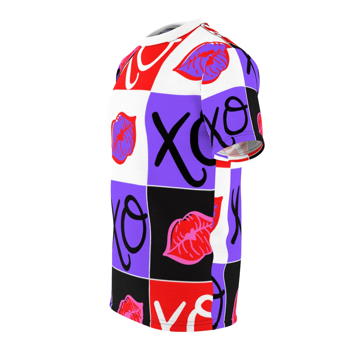 Hugs and kisses Red Unisex Cut & Sew Tee