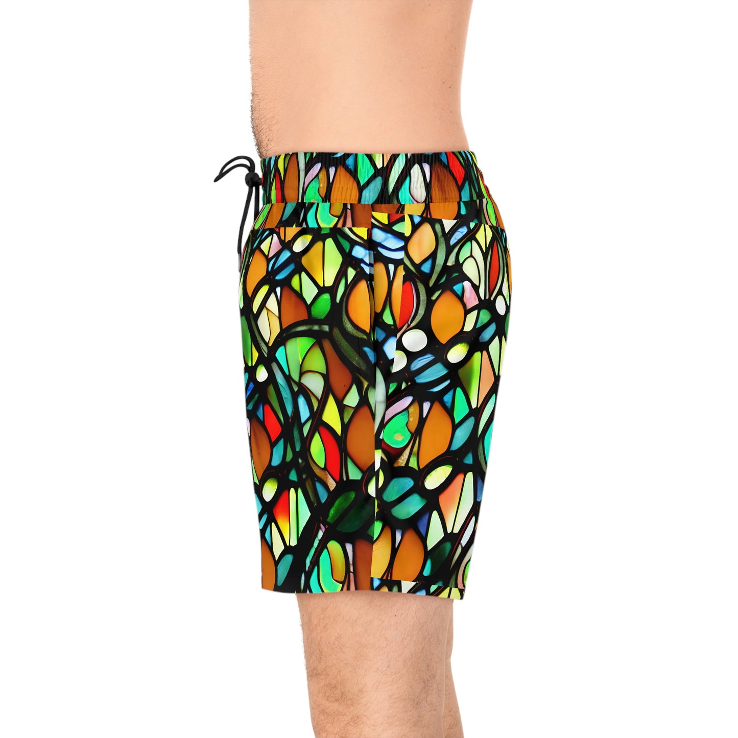 Mosaic Men's Mid-Length Swim Shorts