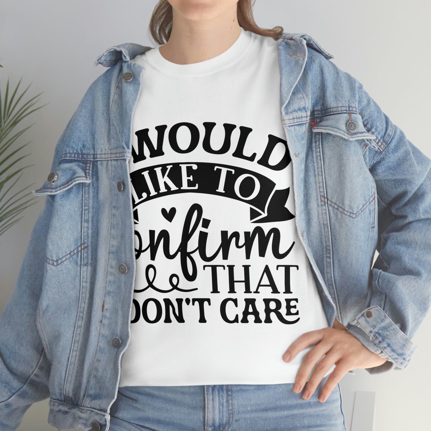 No Care Unisex Heavy Cotton Tee