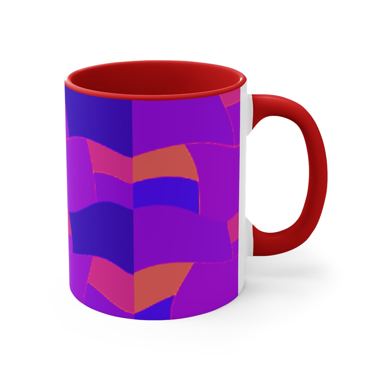 Purple Colorful Accent Mugs, 11oz