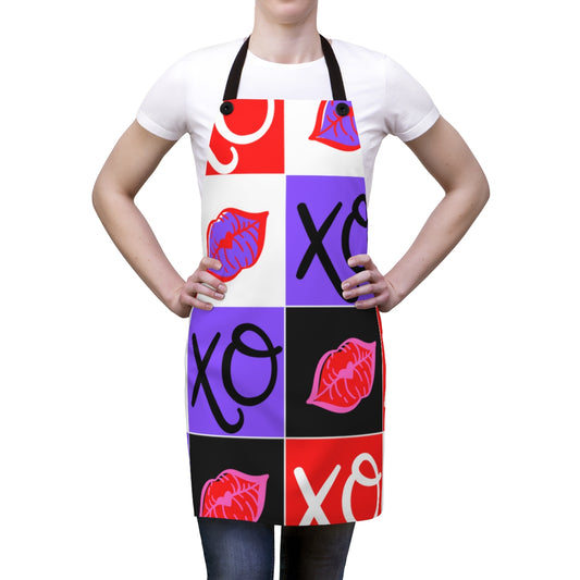 Hugs and Kisses Red Apron