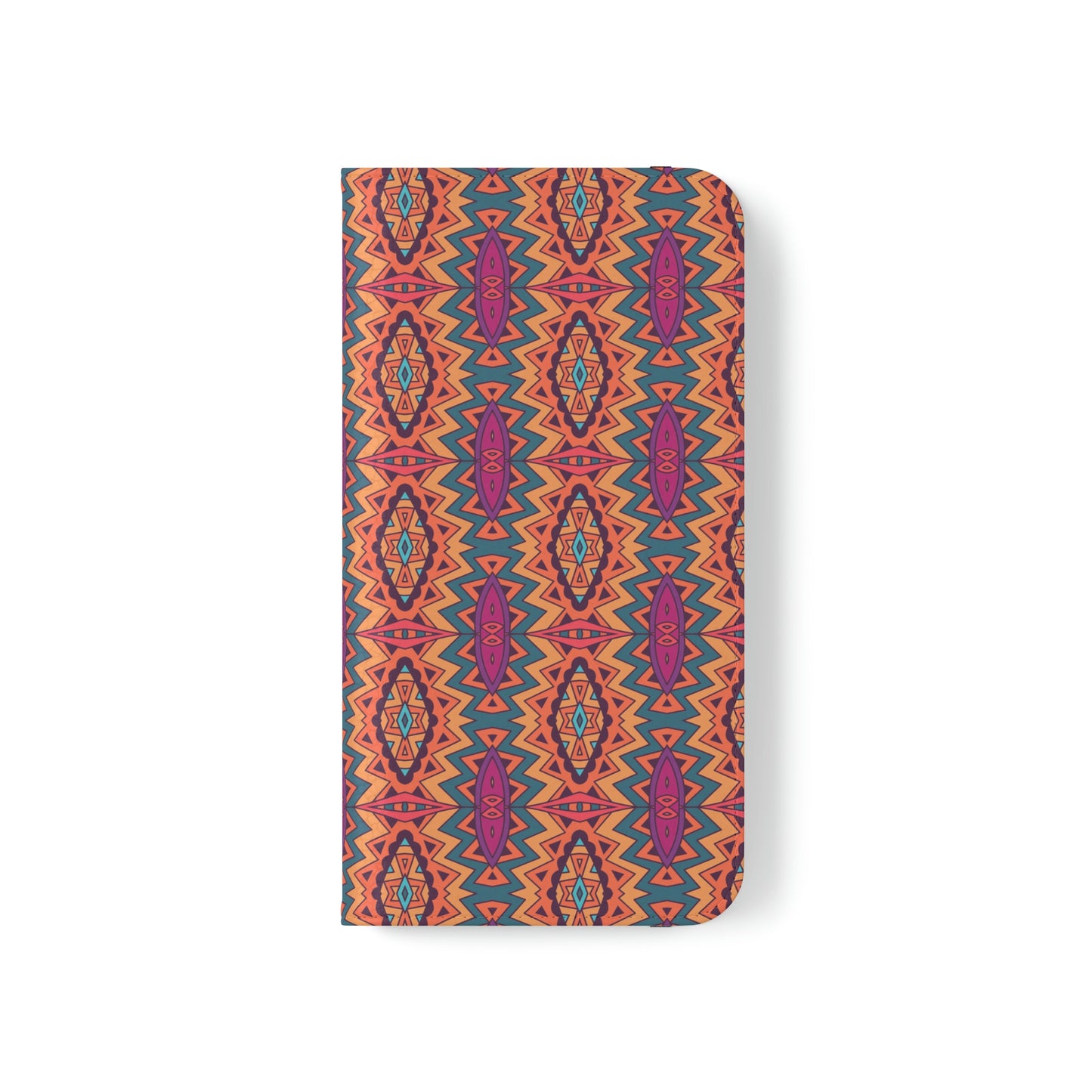 Orange Mandala Flip Cases