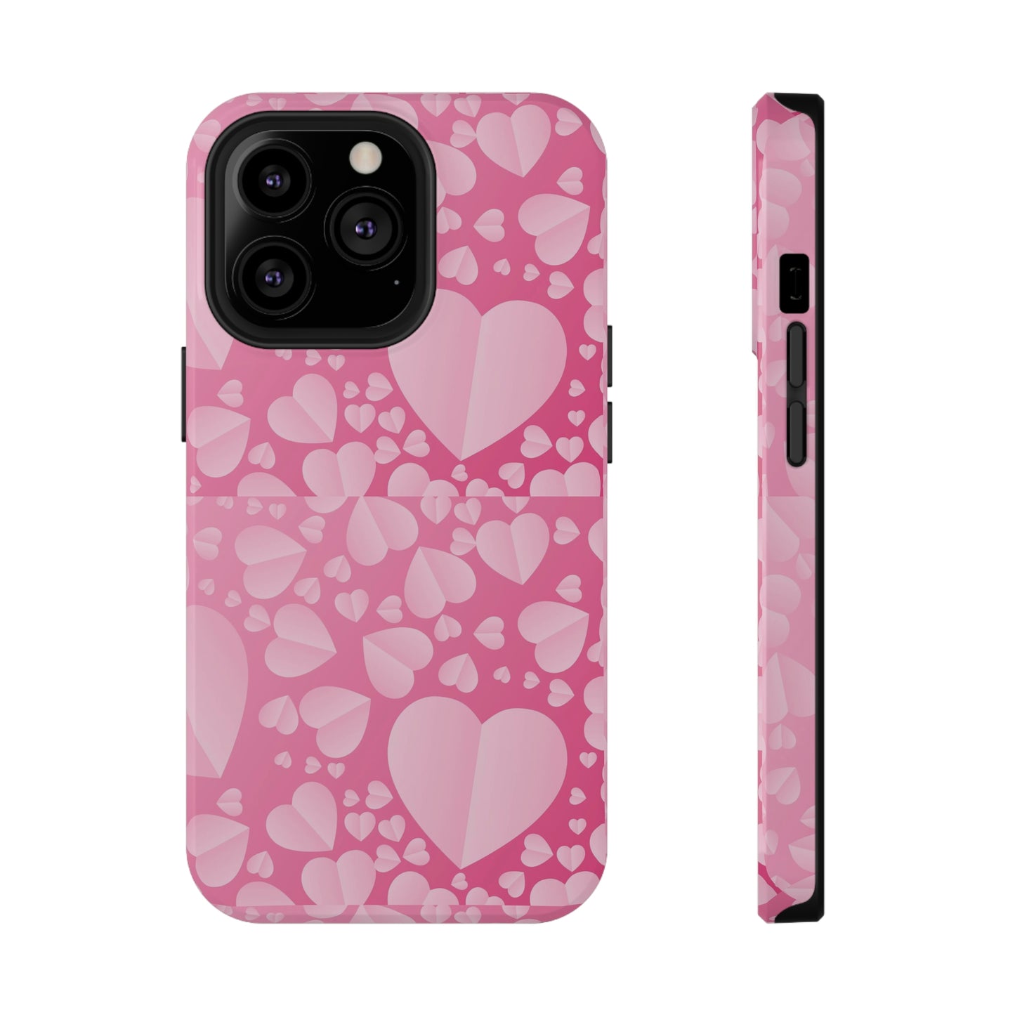 Valentine Heart Pink Impact-Resistant Cases