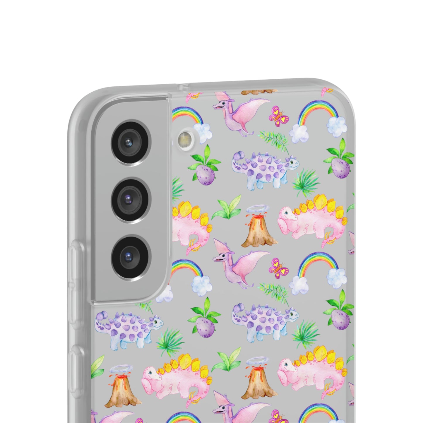 Pink Dinosaur Flexi Cases