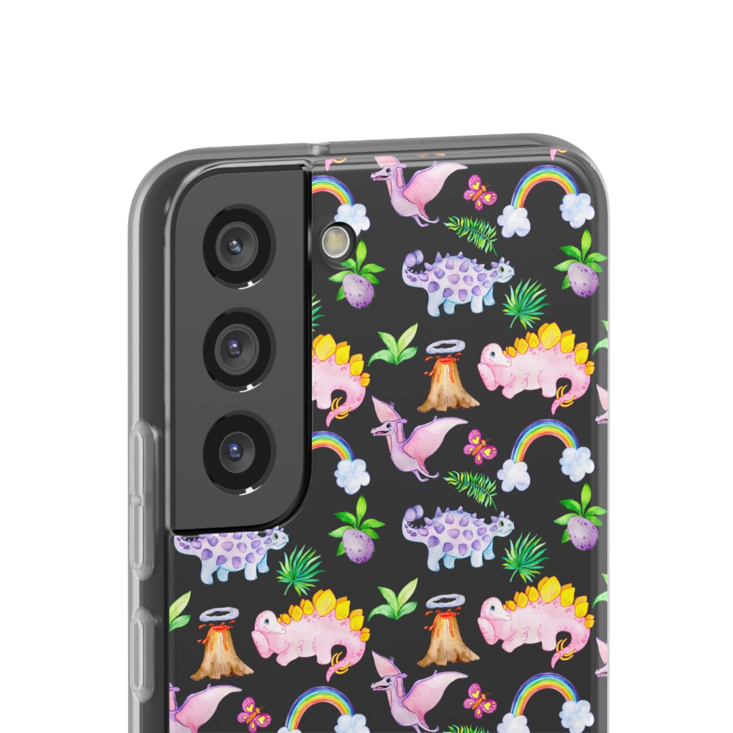 Pink Dinosaur Flexi Cases