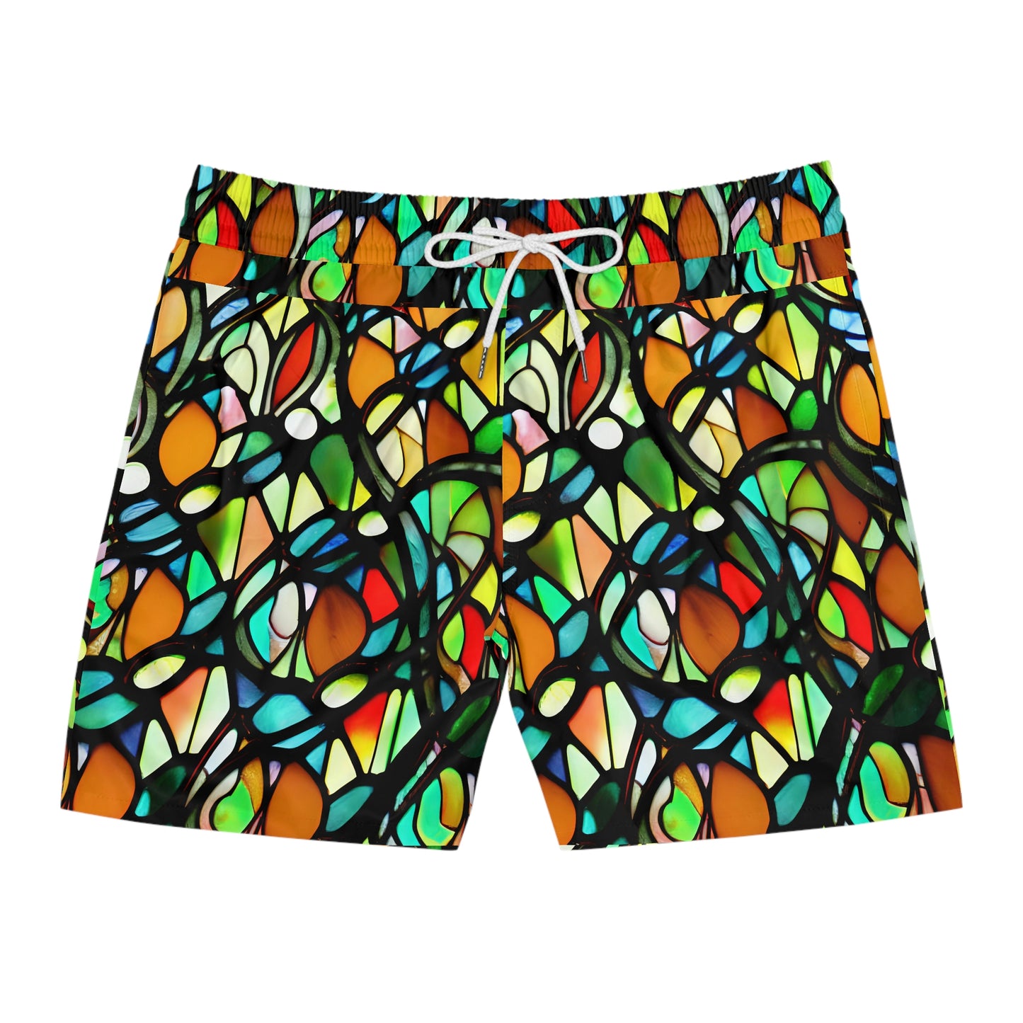 Mosaic Men's Mid-Length Swim Shorts