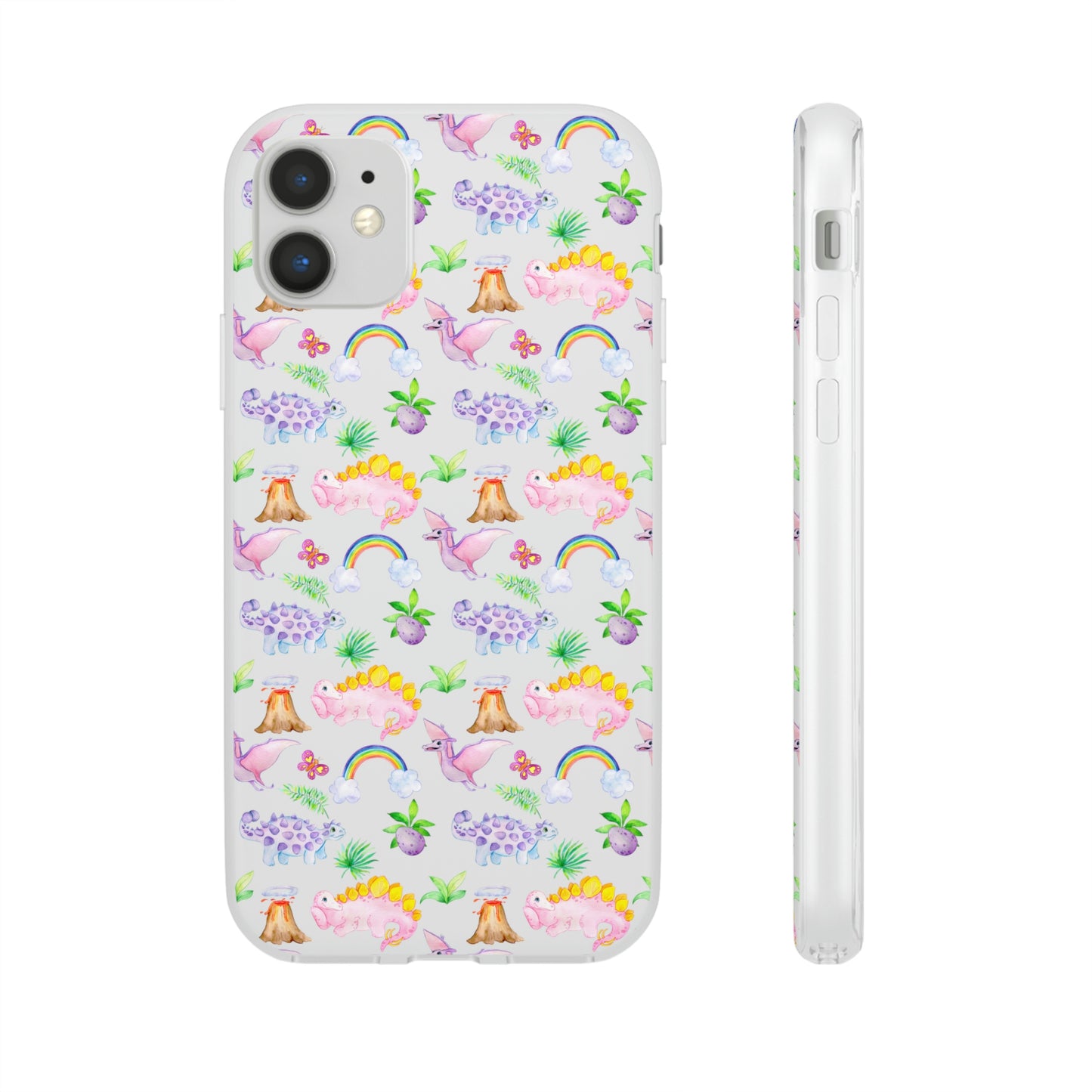 Pink Dinosaur Flexi Cases