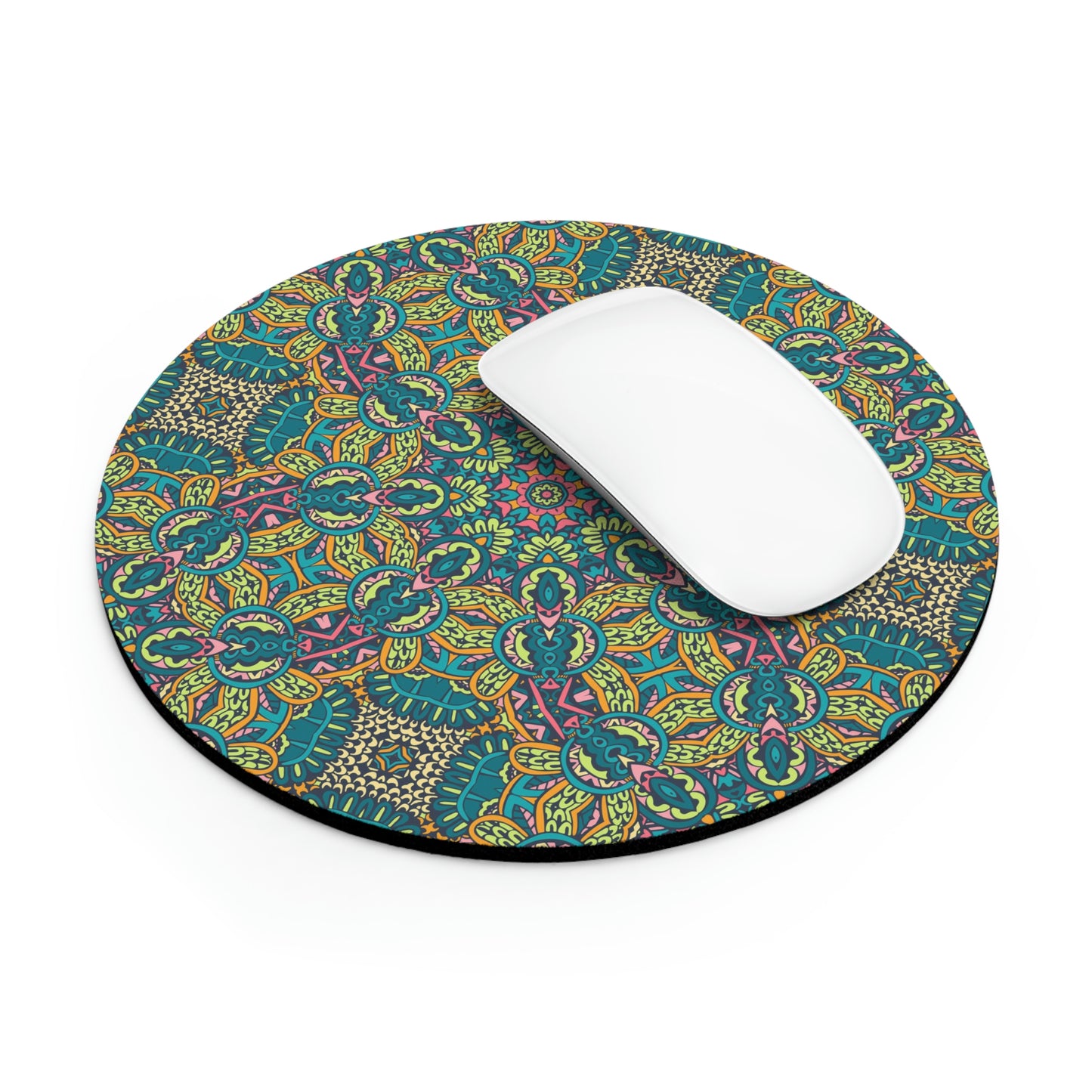 Green Mandala Mouse Pad