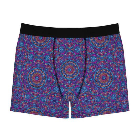 Blue Mandala Men's Boxer Briefs